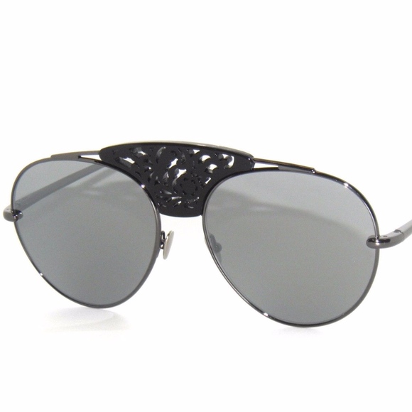 POMELLATO  0033S 001 BLACK GUNMETAL SUNGLASSES main image 4